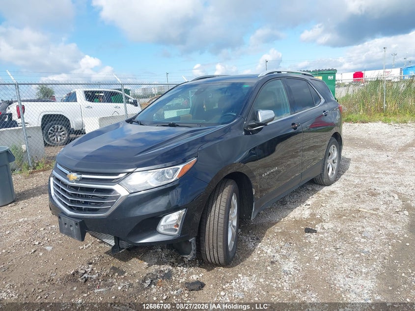 2018 Chevrolet Equinox, Удар спереду, IAAI, VIN 3GNAXXEU8JL295557 — фото 2