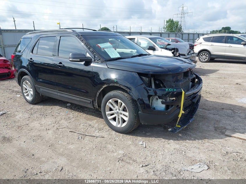 2017 Ford Explorer Xlt, Удар спереди, IAAI, VIN 1FM5K8D84HGA81517