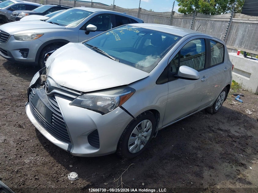 Vin: vnkktud39ha072338, lot: 3091198, toyota yaris le 20172