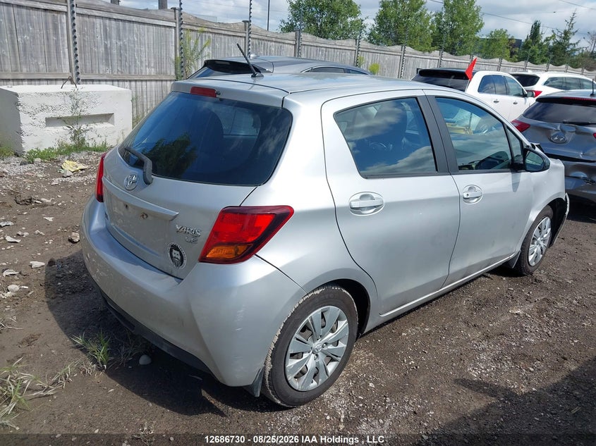 Vin: vnkktud39ha072338, lot: 3091198, toyota yaris le 20174