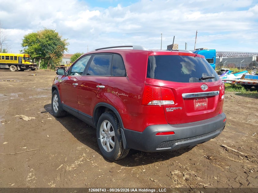 Vin: 5xyktca6xcg265009, lot: 3091212, kia sorento lx 20123