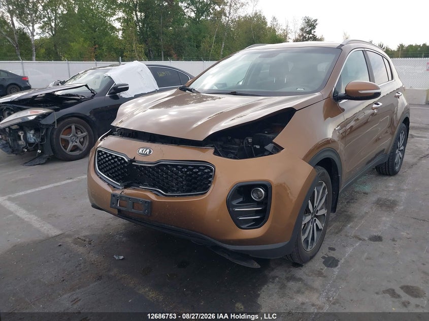 2017 Kia Sportage Ex, Удар спереди, IAAI, VIN KNDPNCACXH7201112 — фото 2