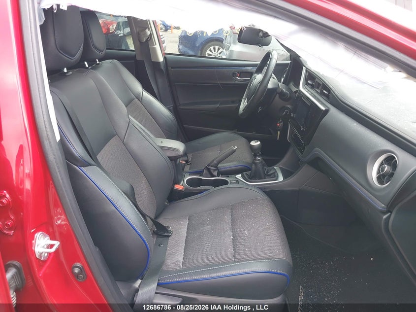 2018 TOYOTA COROLLA HATCHBACK 1.8L I-4 DOHC, VVT, 132HP