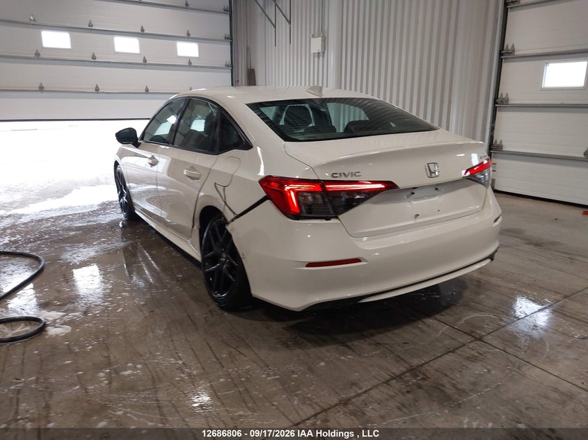 Vin: 2hgfe2f54rh116113, lot: 3091275, honda civic sport 20243
