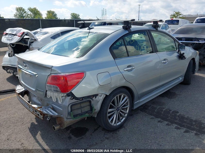 Vin: jf1gjap68fh008522, lot: 3091391, subaru impreza limited 20154