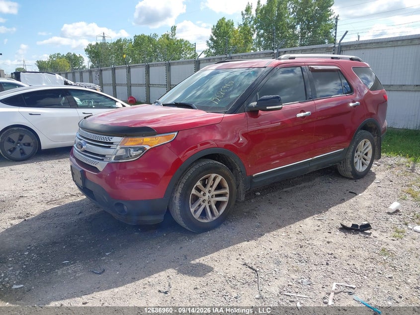2014 Ford Explorer, Правый бок, IAAI, VIN 1FM5K8D85EGB64708 — фото 2