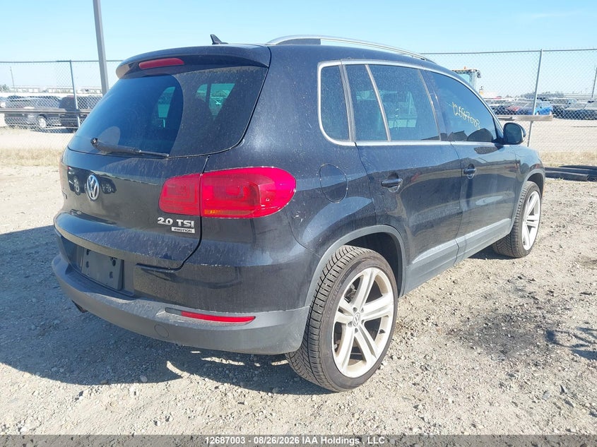 Vin: wvgjv3axxdw563400, lot: 3091504, volkswagen tiguan s/se/sel 20134