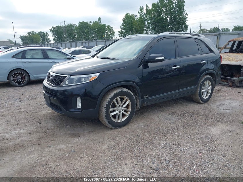 2014 Kia Sorento, Благотворительность, IAAI, VIN 5XYKTCA69EG429286 — фото 2
