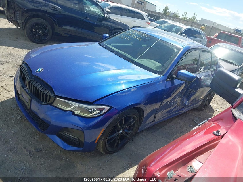 Vin: 3mw5r7j09m8b75875, lot: 3091597, bmw 330i xdrive 20212