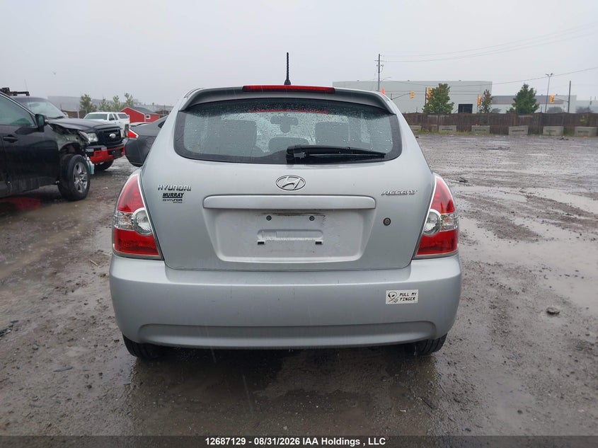 2011 HYUNDAI ACCENT HATCHBACK 1.6L I4 FI DOHC 16V NF4