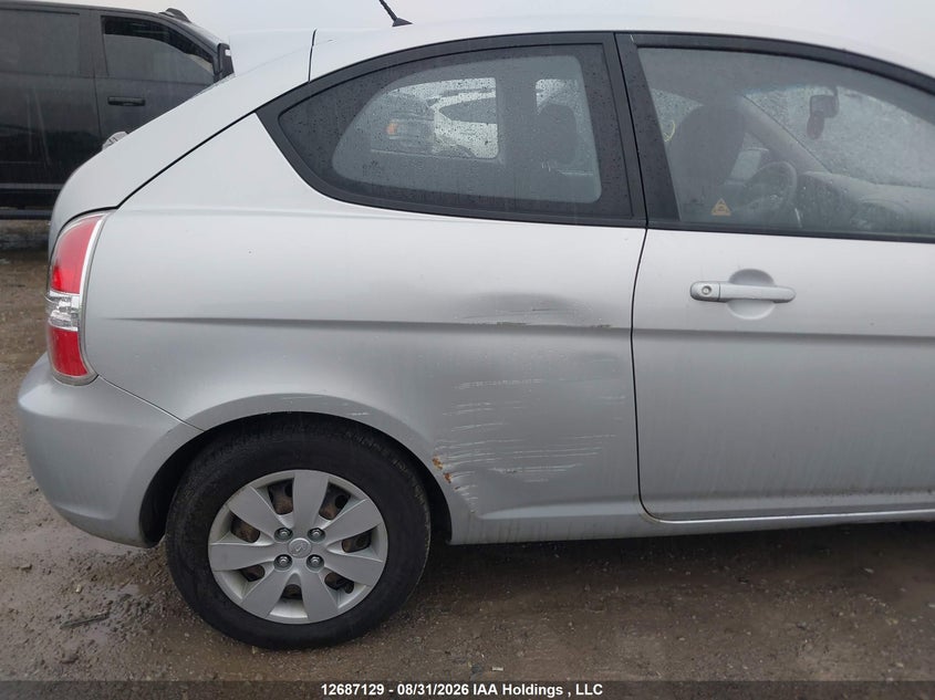 2011 HYUNDAI ACCENT HATCHBACK 1.6L I4 FI DOHC 16V NF4