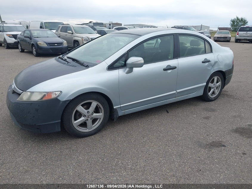 2007 Honda Civic, Left Side, IAAI, VIN JHMFA36217S800322 — photo 2