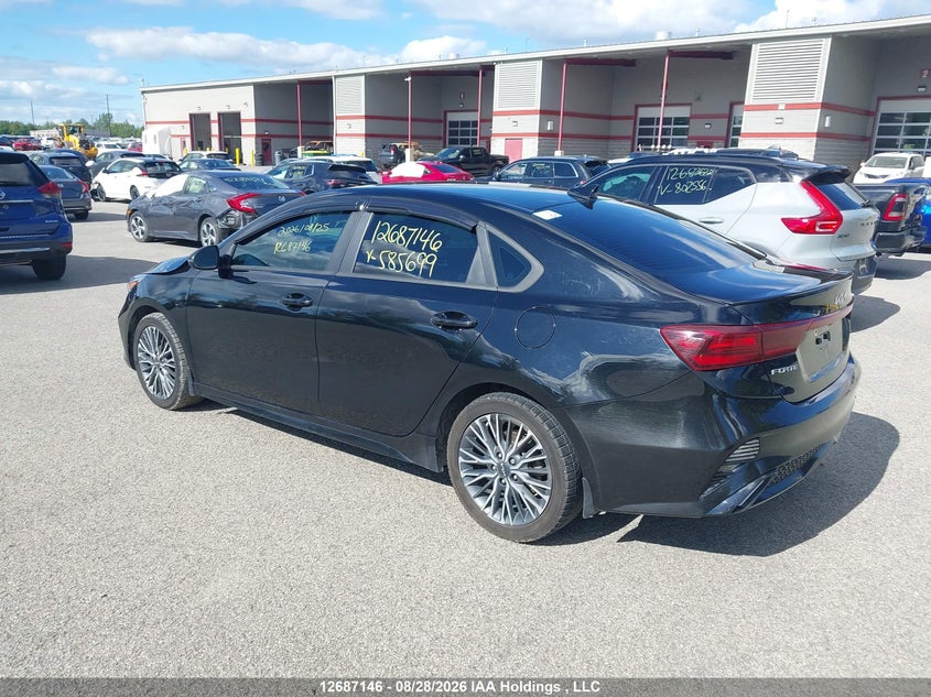 Vin: 3kpf54ad2pe585699, lot: 3091653, kia forte gt line 20233
