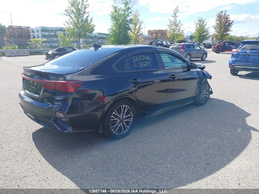 Vin: 3kpf54ad2pe585699, lot: 3091653, kia forte gt line 20234