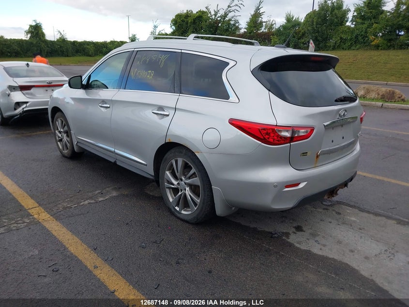 Vin: 5n1al0mm6ec521072, lot: 3091655, infiniti qx60 20143