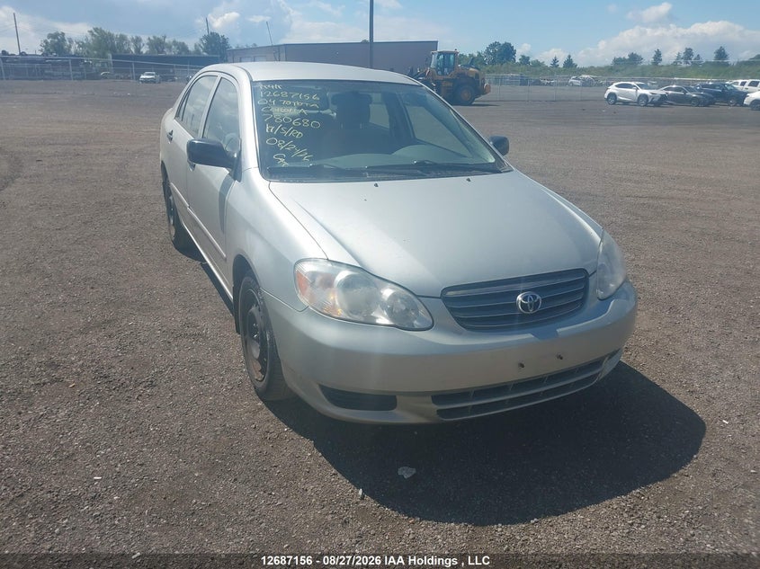 2004 Toyota Corolla, Благотворительность, IAAI, VIN 2T1BR32E54C780680