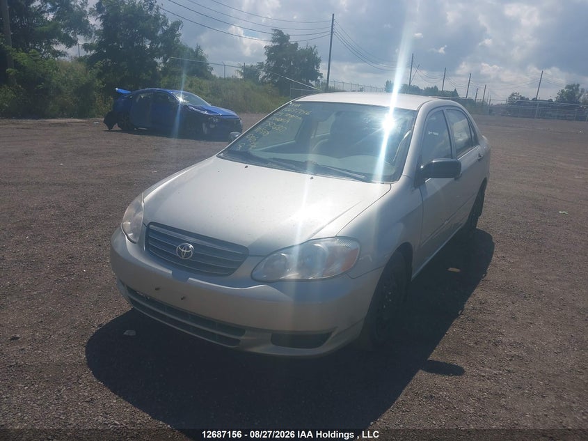2004 Toyota Corolla, Благотворительность, IAAI, VIN 2T1BR32E54C780680 — фото 2