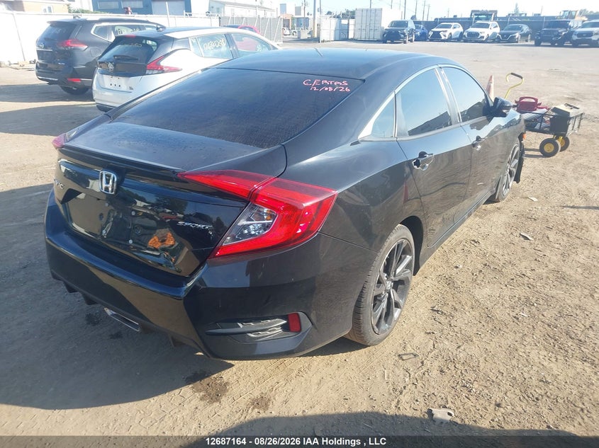 Vin: 2hgfc2f88mh008277, lot: 3091671, honda civic sport 20214