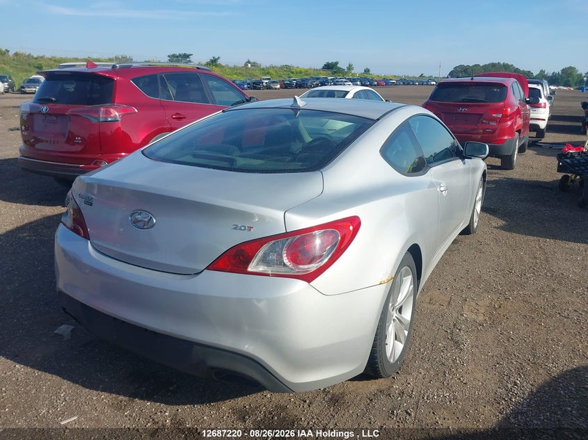Vin: kmhht6kd6bu059817, lot: 3091728, hyundai genesis coupe 20114