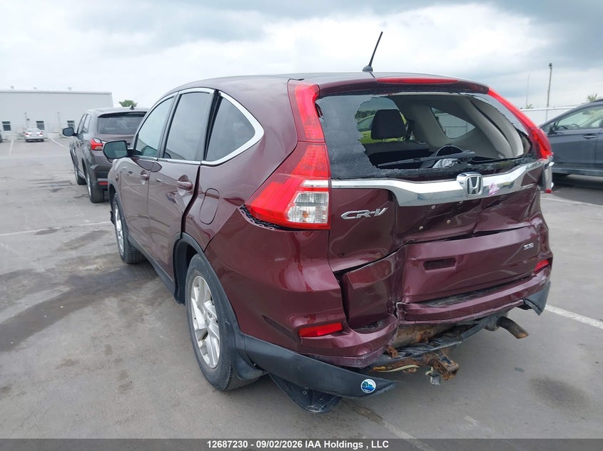 Vin: 2hkrm4h42gh126593, lot: 3091738, honda cr-v se 20163