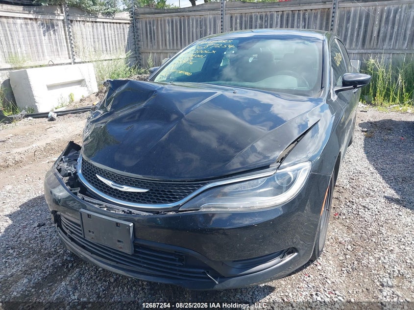 2016 Chrysler 200 Lx, Front, IAAI, VIN 1C3CCCFB3GN174001 — photo 2