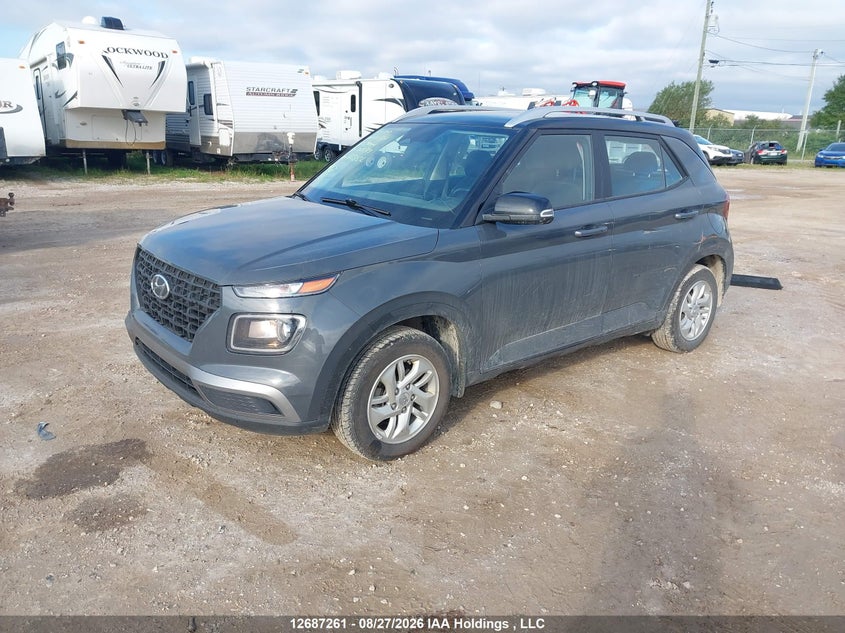 Vin: kmhrc8a35pu264383, lot: 3091771, hyundai venue sel/limited 20232