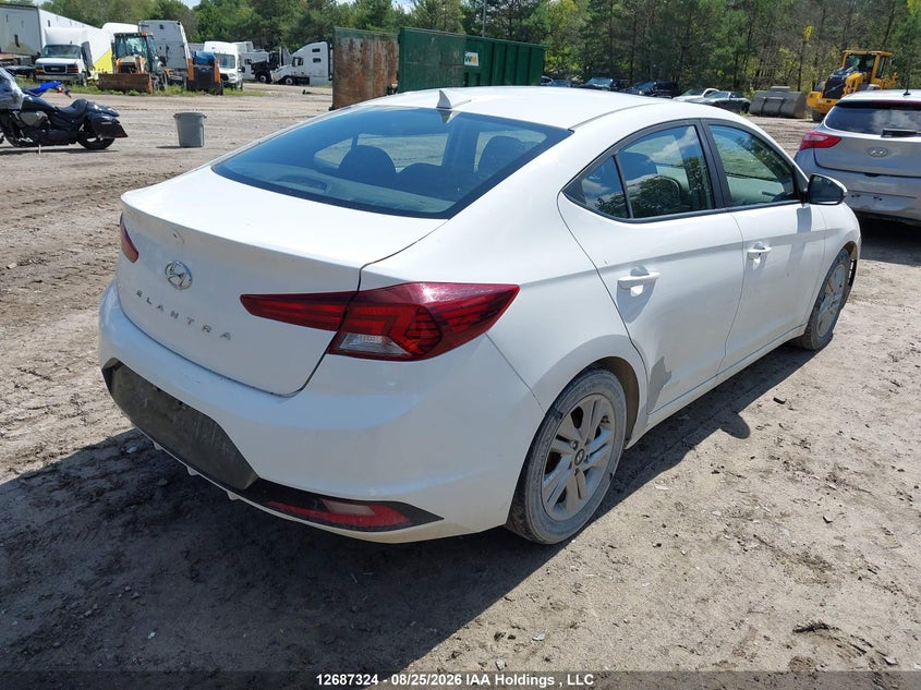 Vin: kmhd84lf5ku867709, lot: 3091841, hyundai elantra sel/value/limited 20194