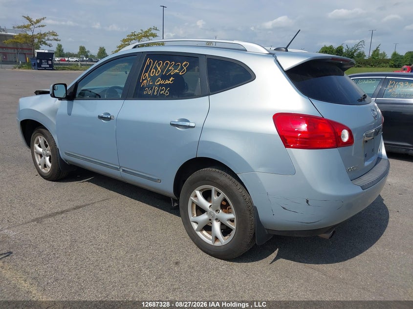 Vin: jn8as5mvxbw299311, lot: 3091845, nissan rogue sv 20113