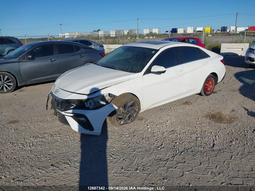 2024 Hyundai Elantra Hybrid, Front, IAAI, VIN KMHLN4DJ8RU111695 — photo 2