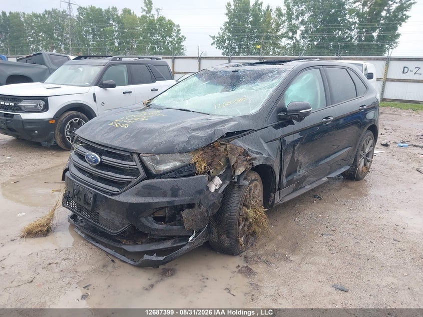 Vin: 2fmpk4ap3jbc33619, lot: 3091922, ford edge sport 20182