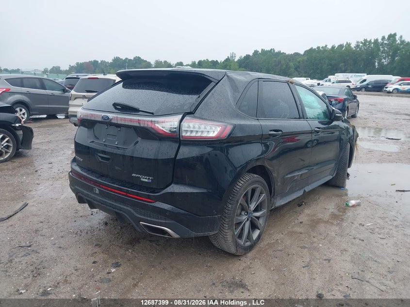 Vin: 2fmpk4ap3jbc33619, lot: 3091922, ford edge sport 20184