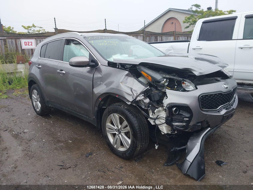 2019 Kia Sportage Lx, Удар спереду, IAAI, VIN KNDPMCACXK7497209