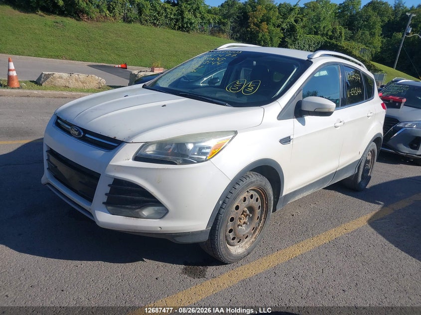Vin: 1fmcu9j93eue43144, lot: 3092002, ford escape titanium 20142