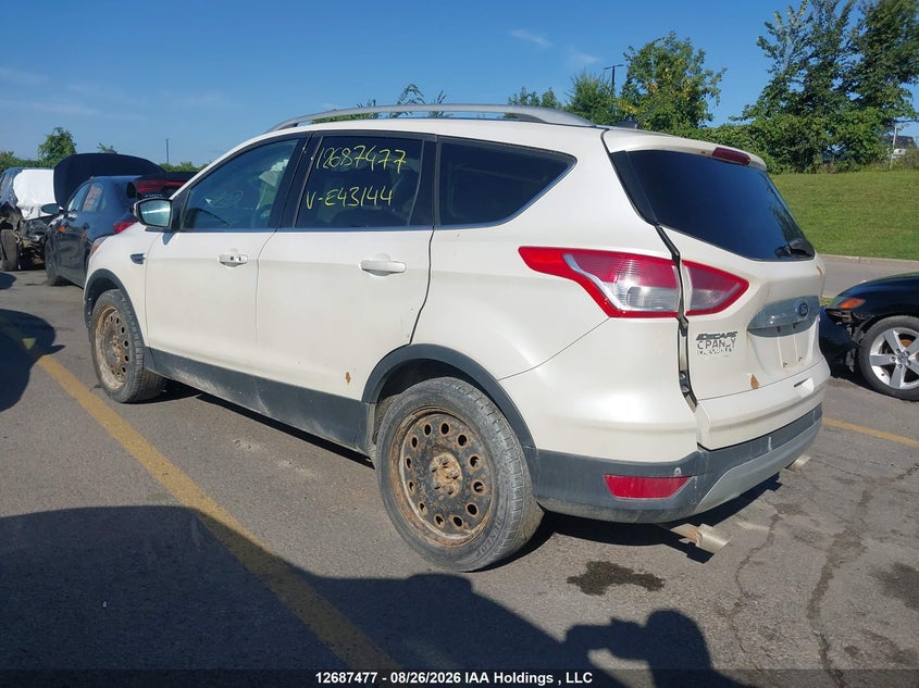 Vin: 1fmcu9j93eue43144, lot: 3092002, ford escape titanium 20143