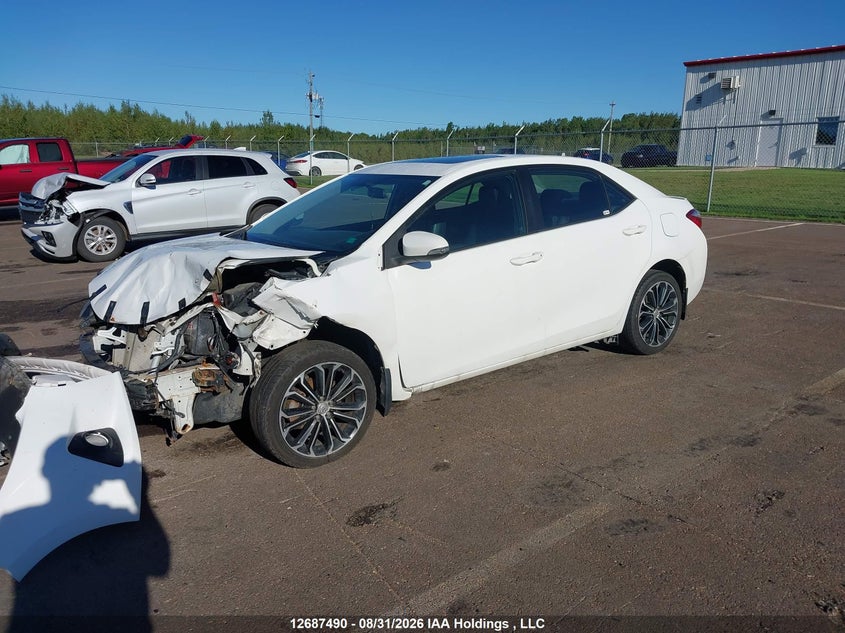 Vin: 2t1burhe8fc252062, lot: 3092015, toyota corolla s 20152