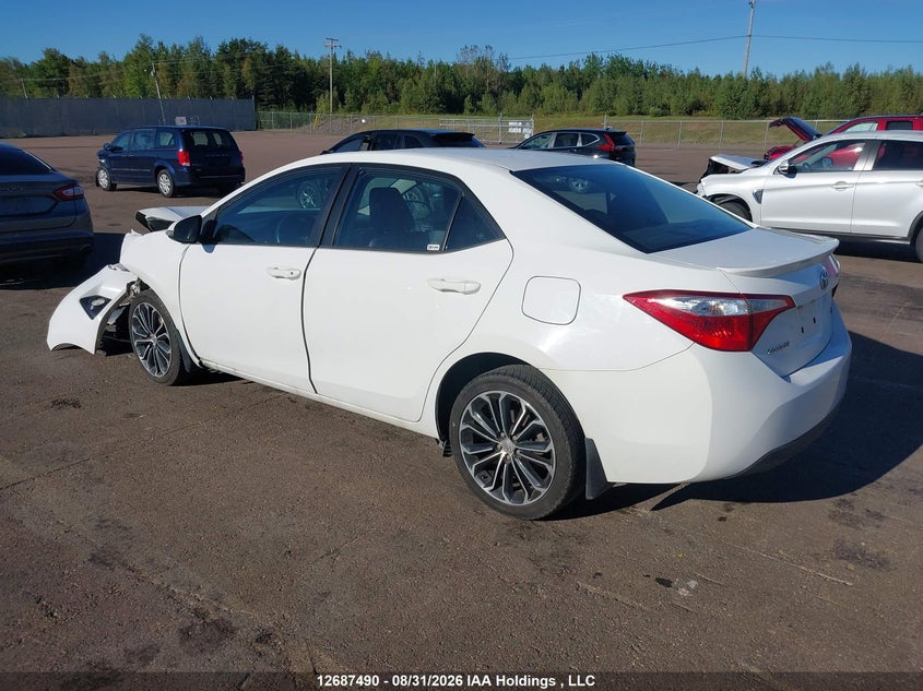 Vin: 2t1burhe8fc252062, lot: 3092015, toyota corolla s 20153
