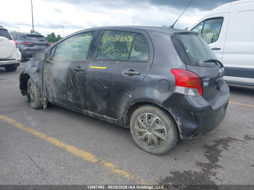 Vin: jtdkt4k34a5311028, lot: 3092017, toyota yaris 20103