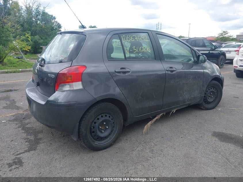 Vin: jtdkt4k34a5311028, lot: 3092017, toyota yaris 20104