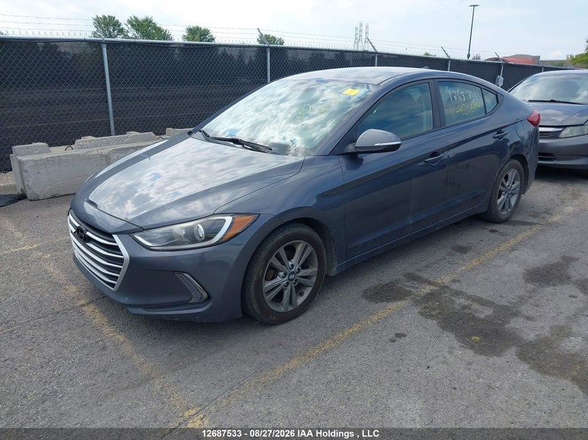 Vin: kmhd84lf9hu420647, lot: 3092059, hyundai elantra gl 20172