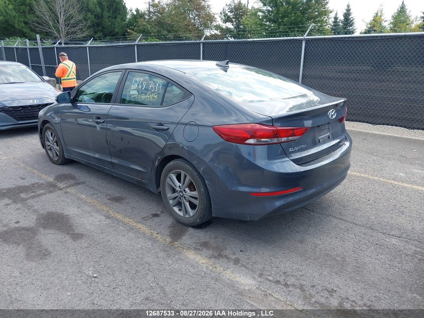 Vin: kmhd84lf9hu420647, lot: 3092059, hyundai elantra gl 20173