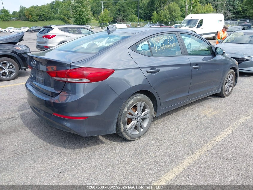 Vin: kmhd84lf9hu420647, lot: 3092059, hyundai elantra gl 20174