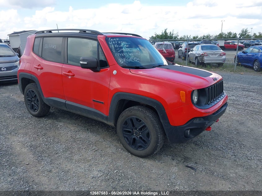 Vin: zaccjbcb3jpj14067, lot: 3092110, jeep renegade trailhawk 2018 img_1
