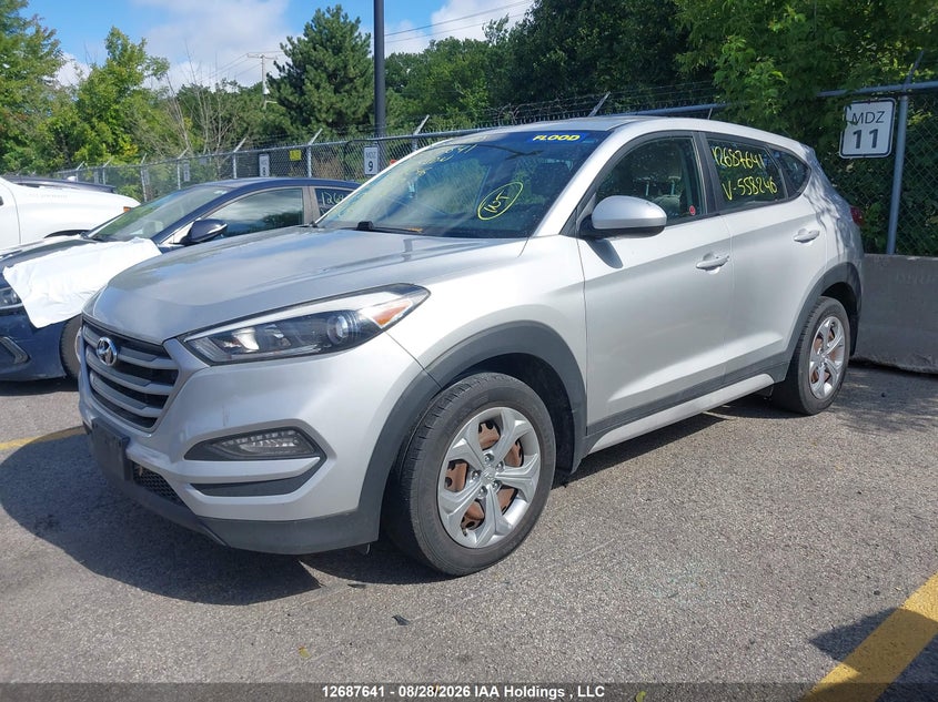 2017 Hyundai Tucson, Затоплення, IAAI, VIN KM8J2CA41HU558246 — фото 2