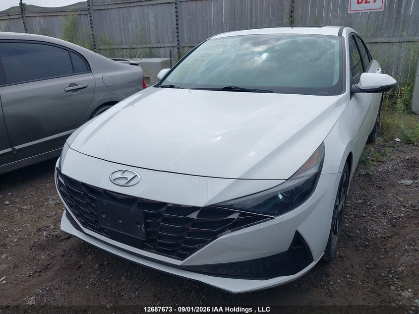 Vin: kmhln4ag8pu541443, lot: 3092201, hyundai elantra sel 20232