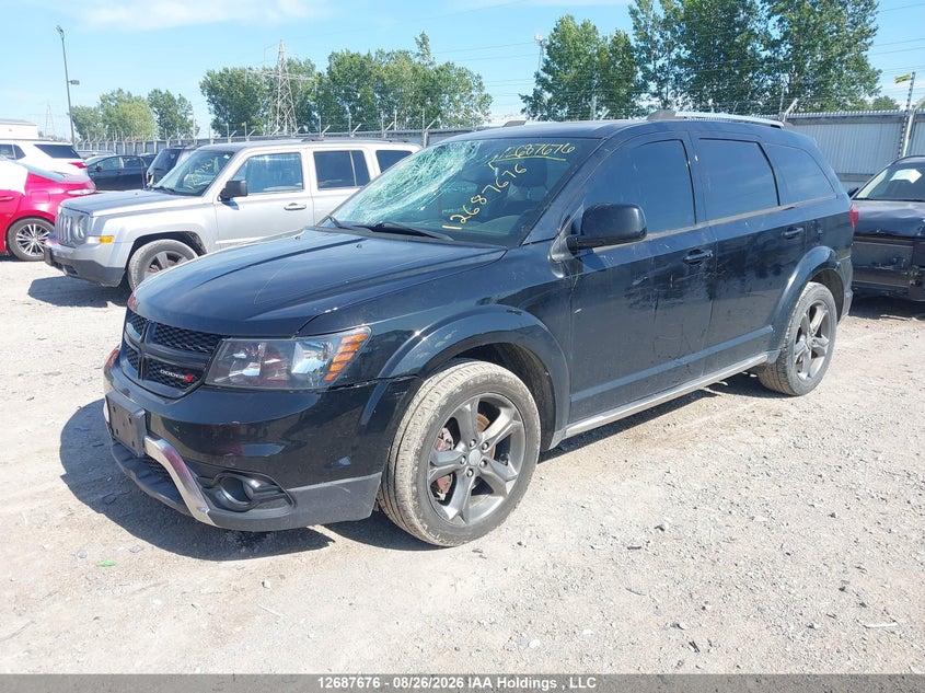 Vin: 3c4pddgg9ft560270, lot: 3092204, dodge journey crossroad 20152