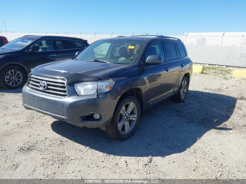 2010 Toyota Highlander, Біо/хімія, IAAI, VIN 5TDEK3EH8AS015196 — фото 2