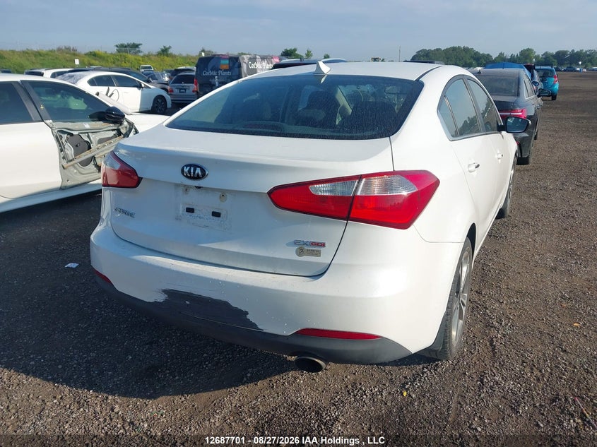 Vin: knafx4a88e5199338, lot: 3092230, kia forte 20144