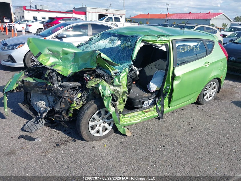 Vin: kmhct5ae0eu167384, lot: 3092236, hyundai accent gls/gs 20142