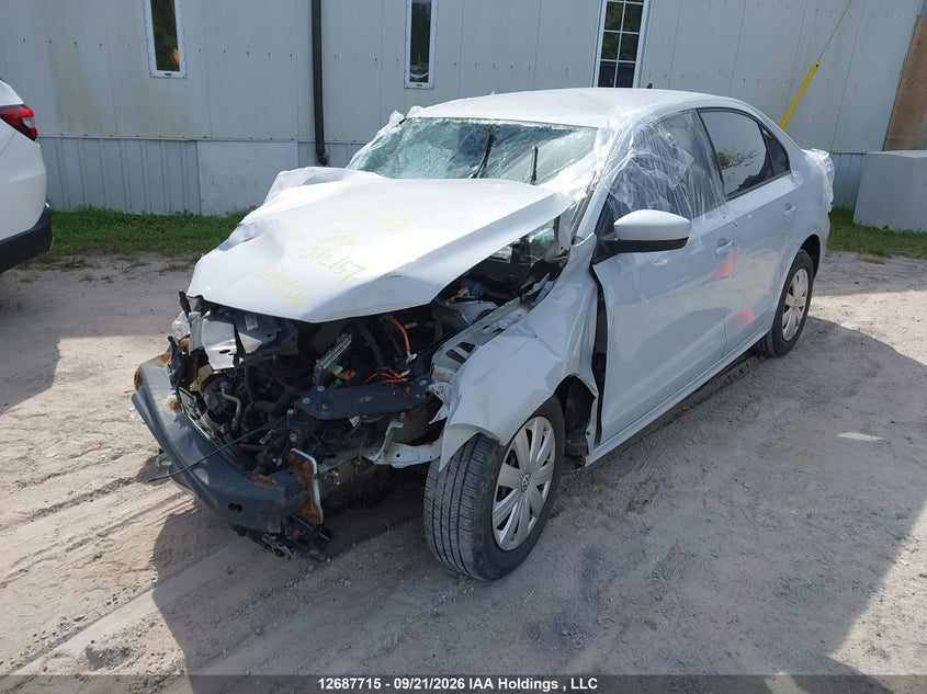 2017 Volkswagen Jetta, Удар спереду, IAAI, VIN 3VW2B7AJ8HM272157 — фото 2