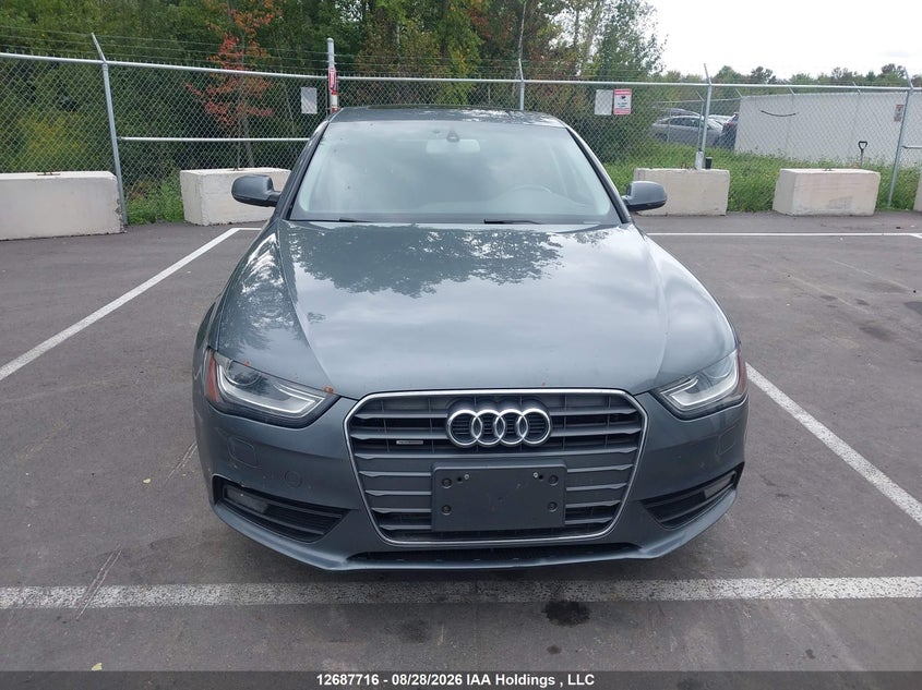 2013 AUDI A4 SEDAN 2.0L I-4 DI, DOHC, VVT, TURBO, PREMIUM , 211HP